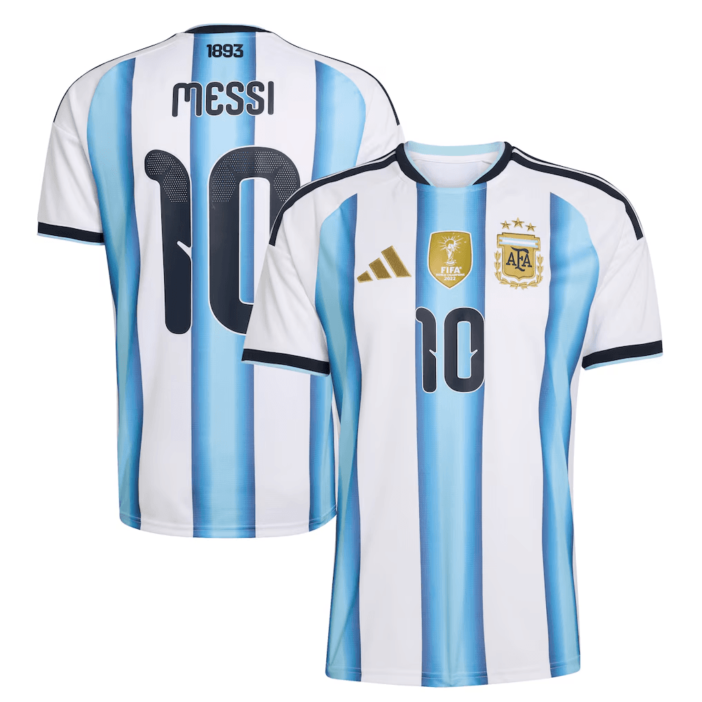 Argentina Home 2022 Copa do Mundo - Messi 10 - 3